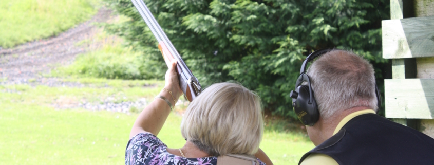 Lady shooting