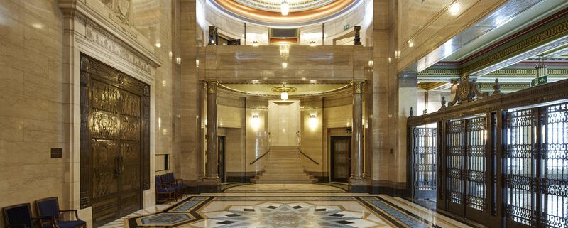 Inside Freemasons Hall, London