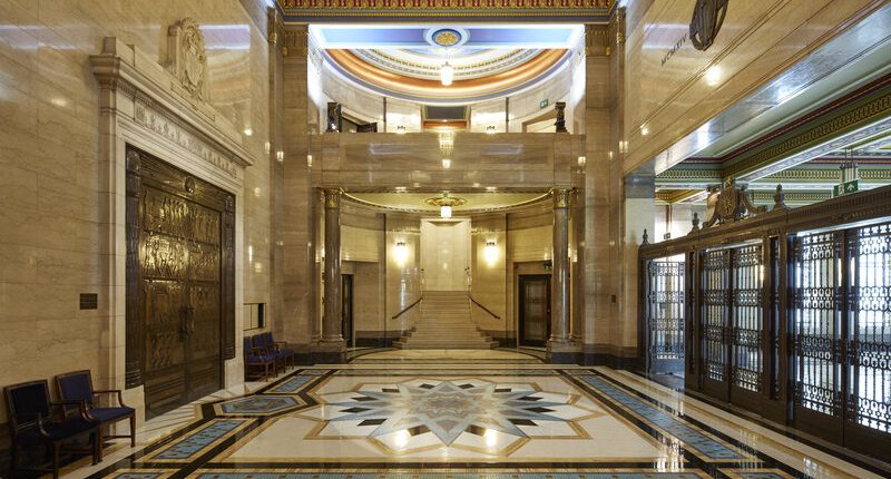 Inside Freemasons Hall, London