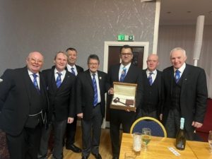 Abbey Lodge members at Lodge of Perseverance Jan 25