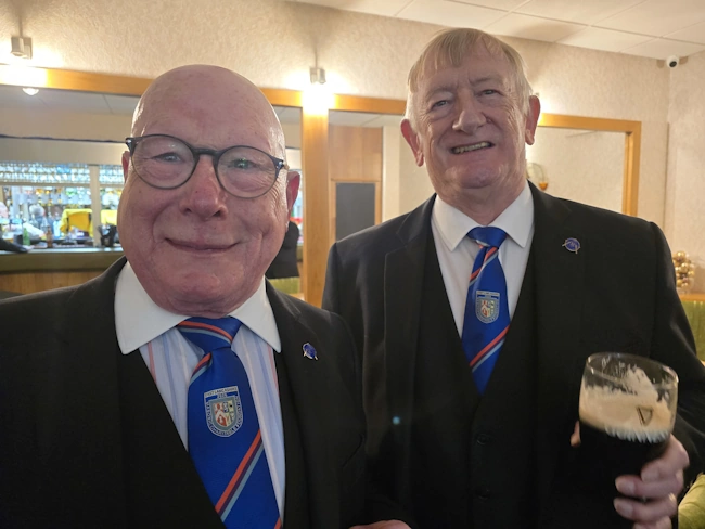 Jim Sutcliffe and Nigel Bramley-Haworth 50 years each!