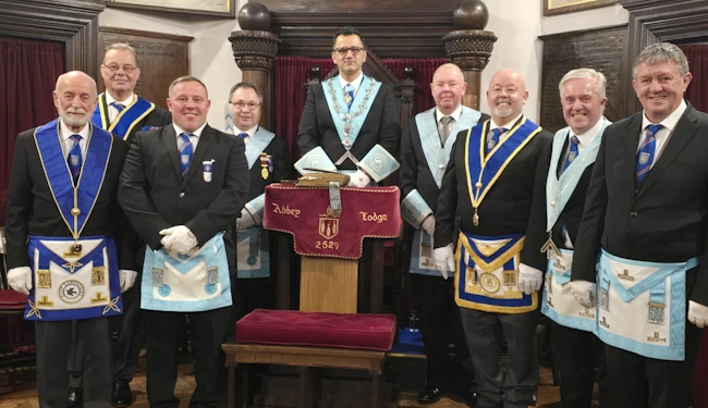 Visit of Egerton Lodge 1392 with The Lodge of Merit 934 March 25